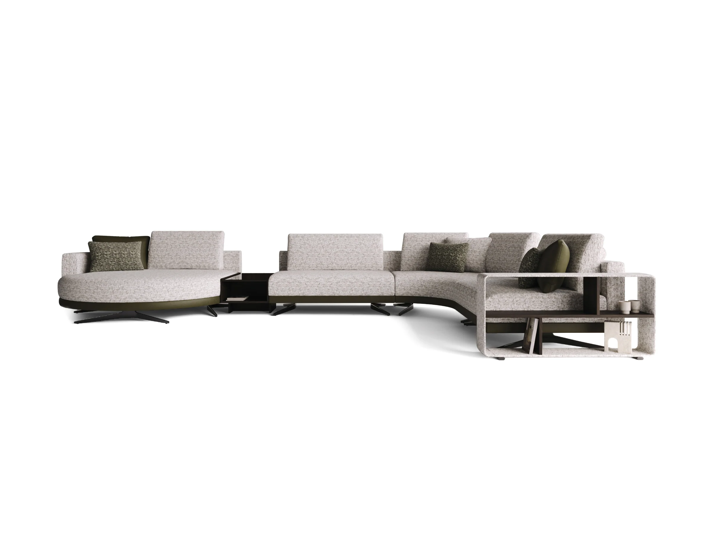 Mix Round Corner Sofa - Image 4